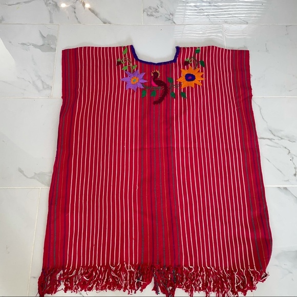 Vintage Tops - Vintage Blanket Tunic